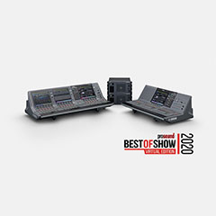 RIVAGE PM5和PM3数字混音系统，实力斩获IBC 2020 Best of Show大奖